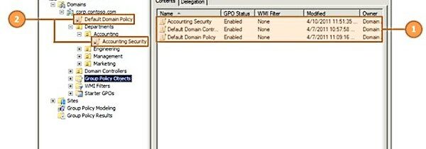 Связи групповой политики