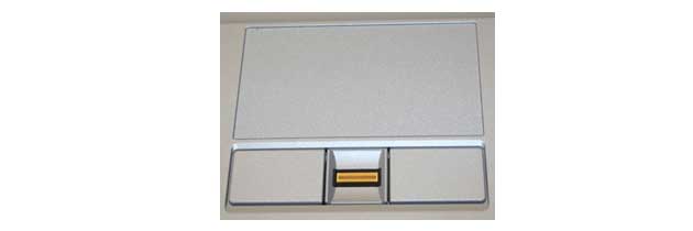 Разборка упора для рук со сканером отпечатков пальцев на ноутбуке Lenovo z61e-m-p