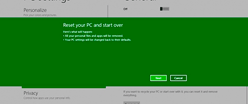 Варианты восстановления Windows 8.