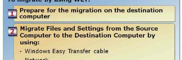 Миграция пользовательских настроек и данных с помощью WET