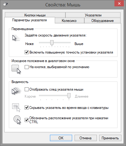 свойства_мыши