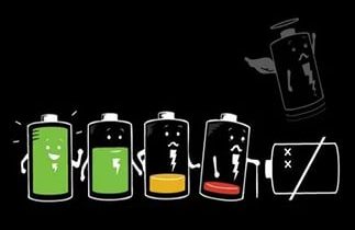 Быстро садиться телефон