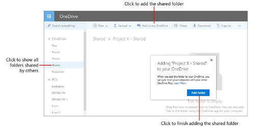 добавить_onedrive