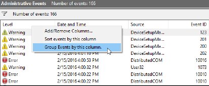 группы-событий