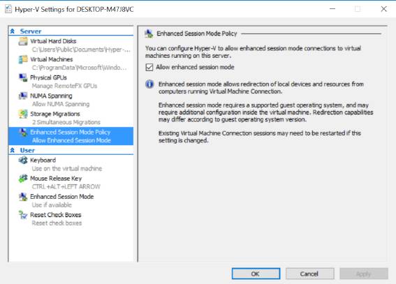 Параметры_Hyper-V