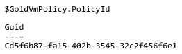 PolicyId