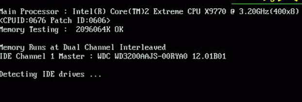 Процесс загрузки персонального компьютера