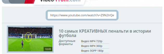 VideoFrom — программа для скачивания видео с Ютуба