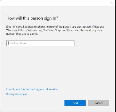создание аккаунта Microsoft