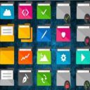 Размещение значков и ярлыков на рабочем столе