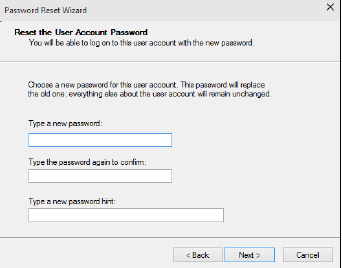 новый пароль подсказка