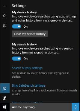 параметры_Cortana