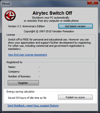 Airytec Switch Off
