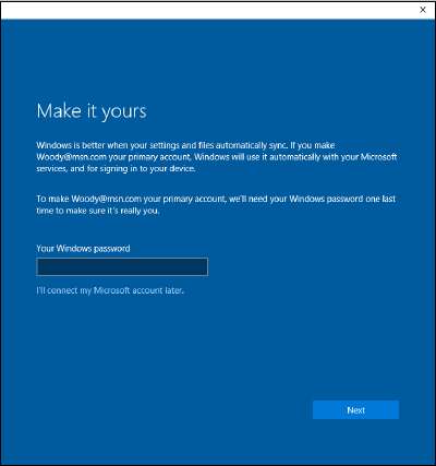 создать учётную запись Microsoft