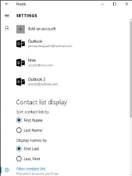 Universal Win10 People