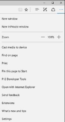 простой набор настроек