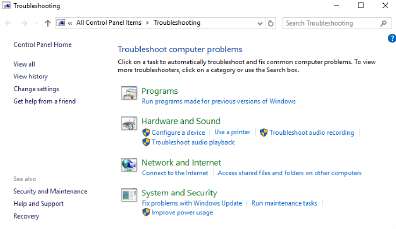 мастер устранения неполадок
