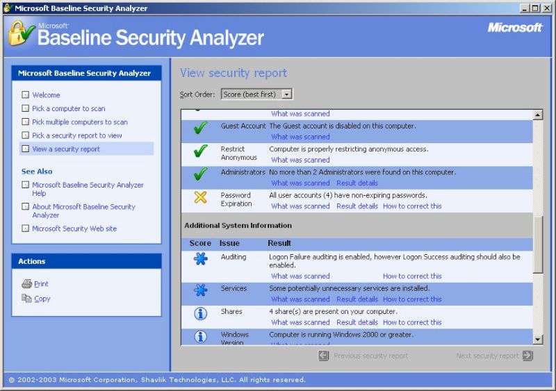 GPO Microsoft Security Baseline