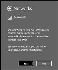 укажите Windows сети