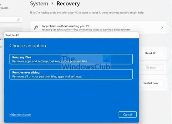 восстановление