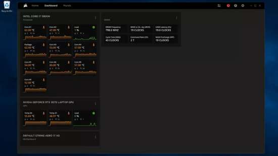 iCue_температура