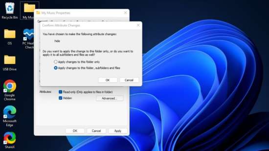 скрыть_папку_подпапку_файл