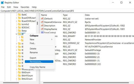 разрешения