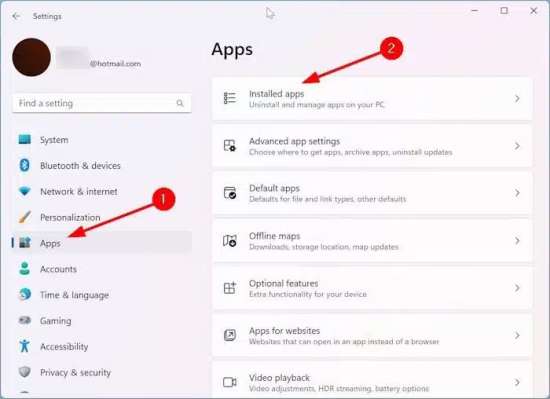 установленные_приложения