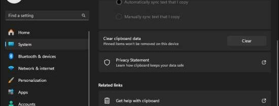 Копировать и вставить не работают в Windows 11
