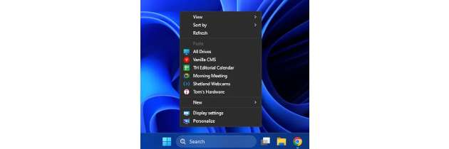 Добавить пользовательские ярлыки в контекстное меню